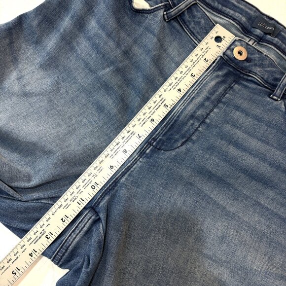 J. Jill Denim High Rise Cropped Capri Stretch Jeans - Picture 12 of 14